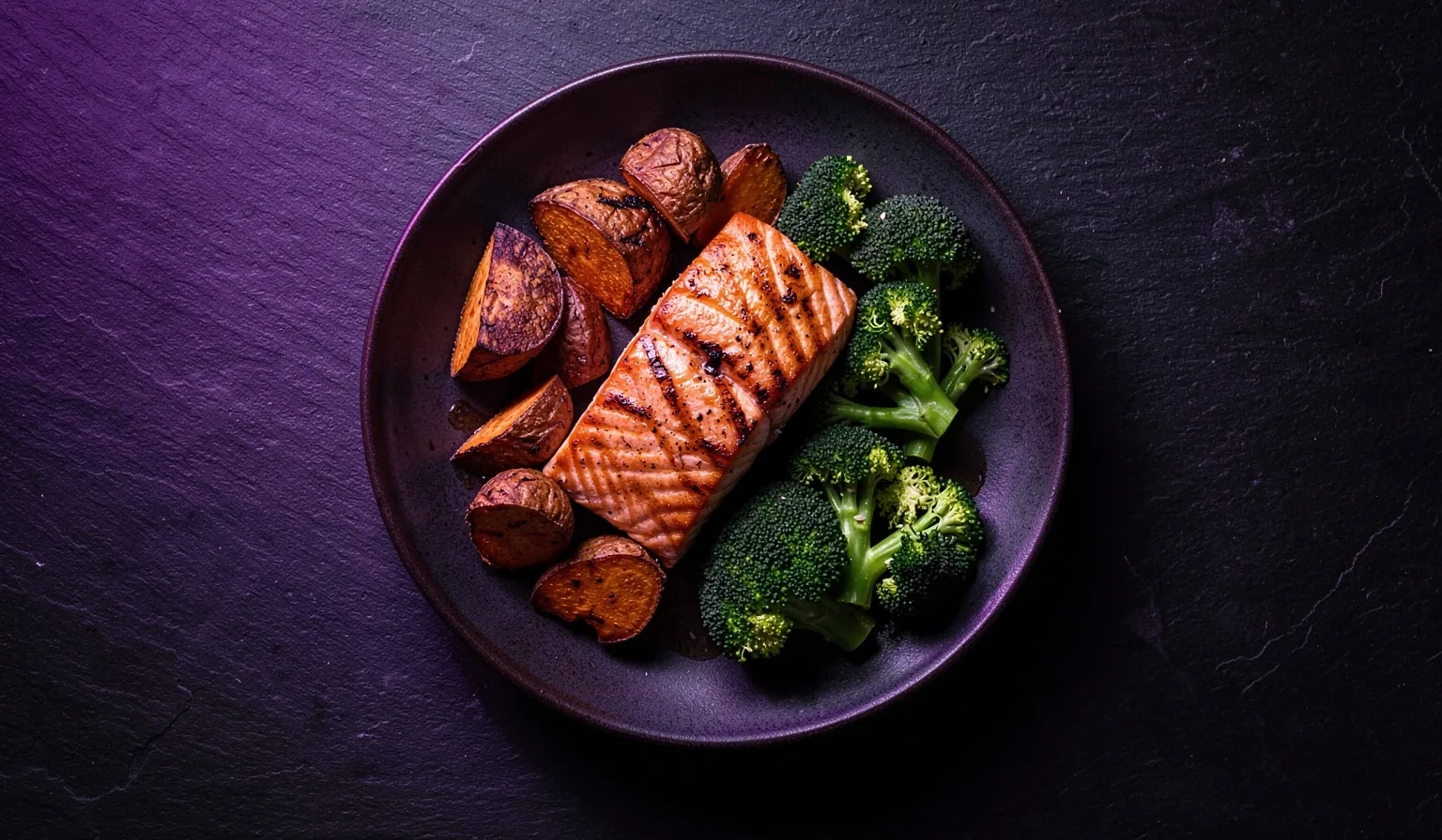 Nutrient-dense meal plate with vegetables and lean protein